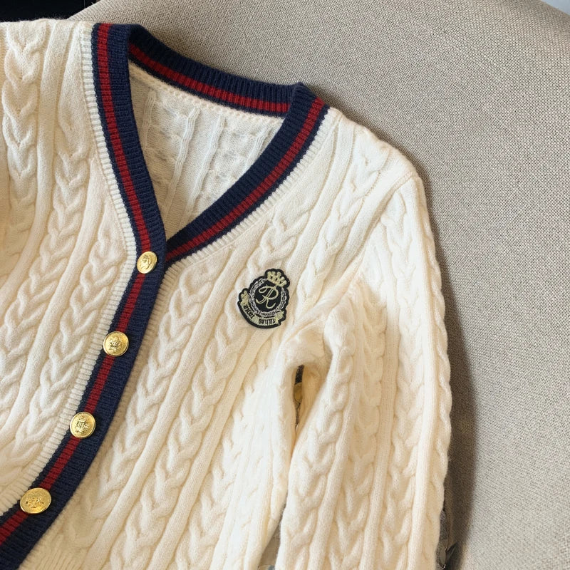 Women's V-Neck Knit Sweater