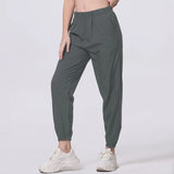 Women's Ankle-Length Harem Pants with Pockets