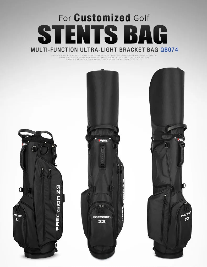 PGM Golf Bags Men Women Lightweight Multifunctional Stand Bag Can Hold a Full Set of Clubs QB074