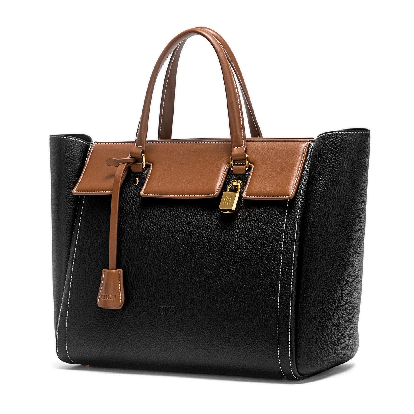 C-H Tote Bag Green New High Quality Handbag Soft Leather Woman Bags Girls Street