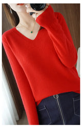 Women’s Lace V-Neck Knit Sweater