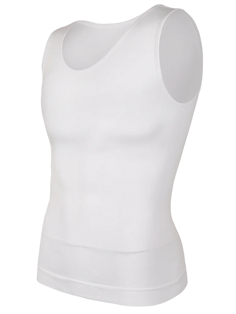 Men Body Shaper Slimming Compression Vest Undershirt Sexy Waist Trainer Tank Top Belly Control Workout Weight Loss Shapewear