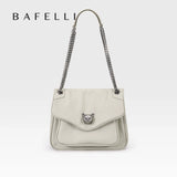 BAFELLI Genuine Leather Chain Bag – Chic Crossbody Tote