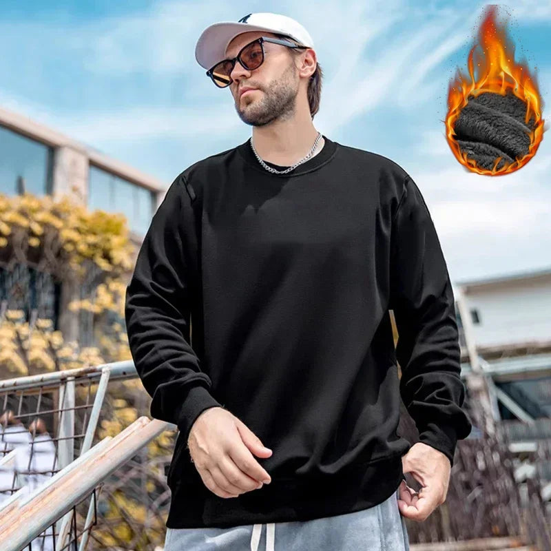 Men's Plus Size Fleece Sweatshirt XL–7XL