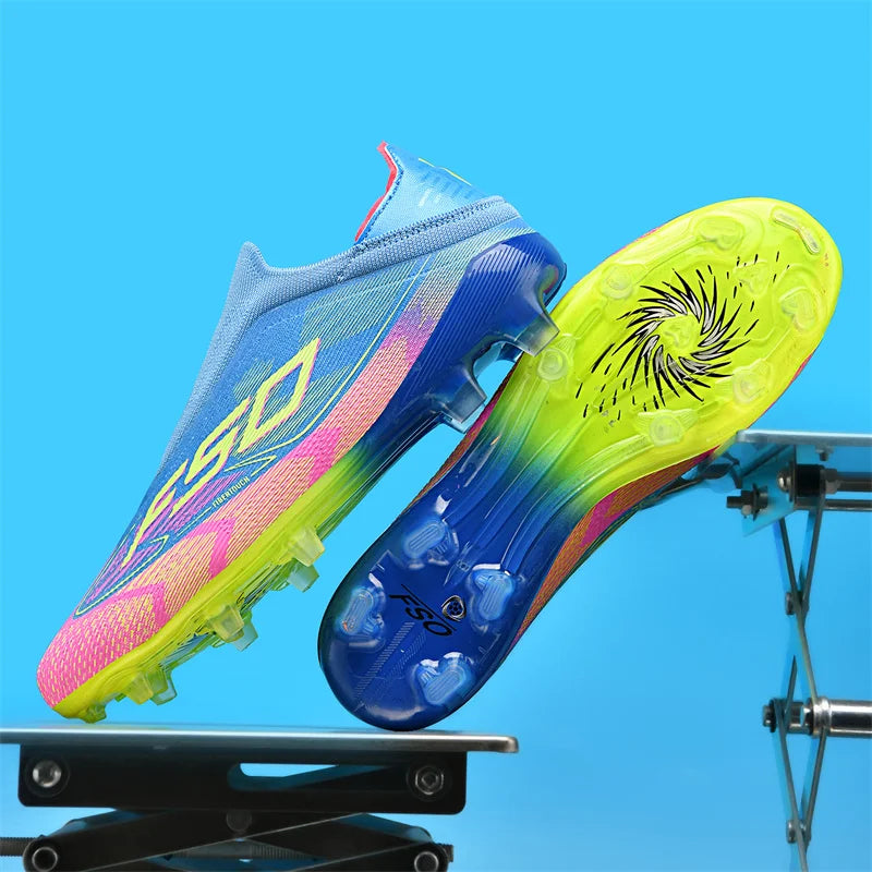 Men's Soccer Cleats with Lace-Up Fit