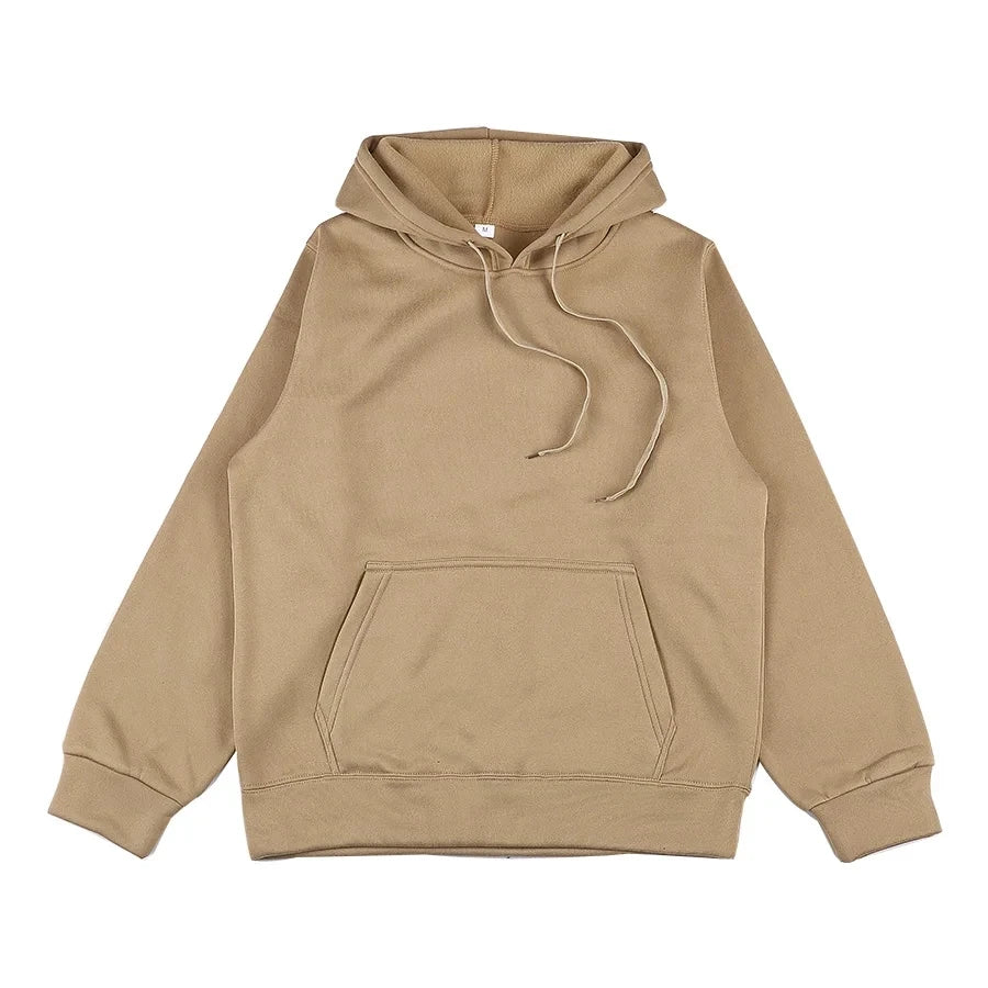 Fleece Pullover Hoodie with Pockets