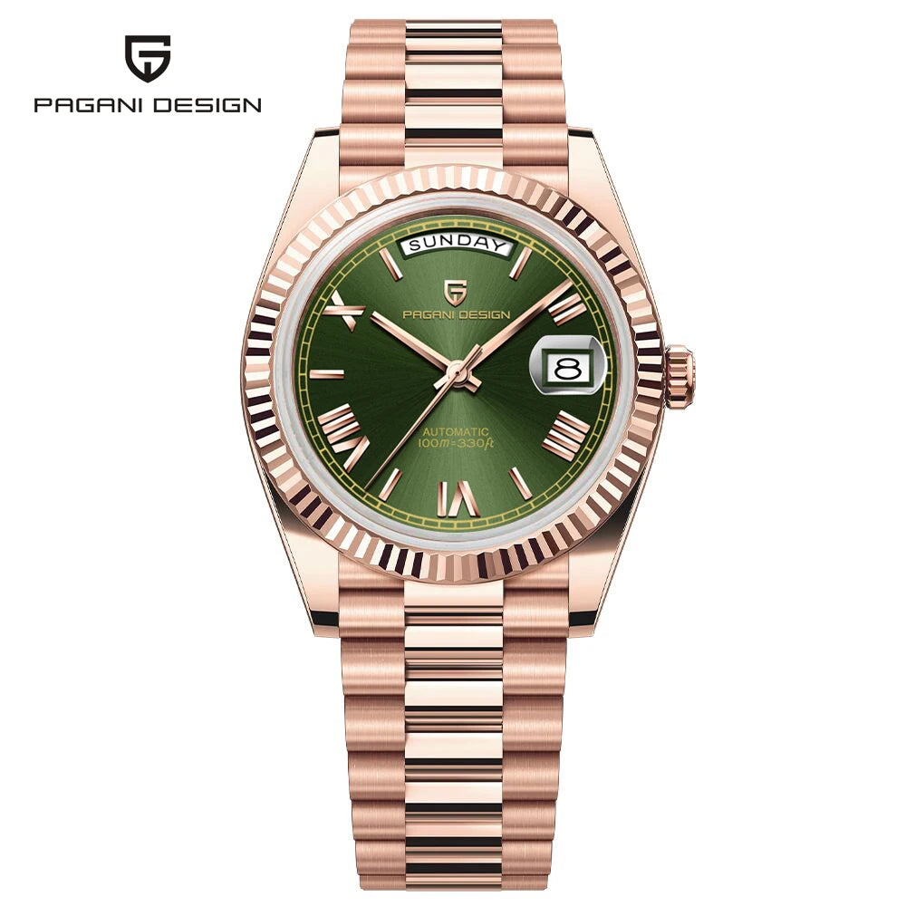 2026 New PAGANI DESIGN DD36 Men's Watches Gold Luxury Automatic Watch Men Mechanical Wristwatch Man Waterproof AR Sapphire Date