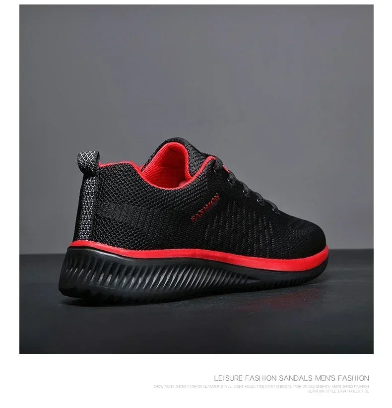 Men's Lightweight Knit Sneakers | Breathable Mesh Athletic Shoes