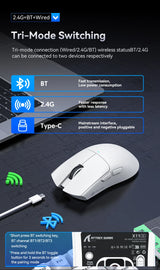 X11 ATTACK SHARK X11SE Bluetooth Gaming Mouse PAW3311 Sensor 22000DPI Macro Drivers and 1000 Hz Polling Rate for Wireless Mouse