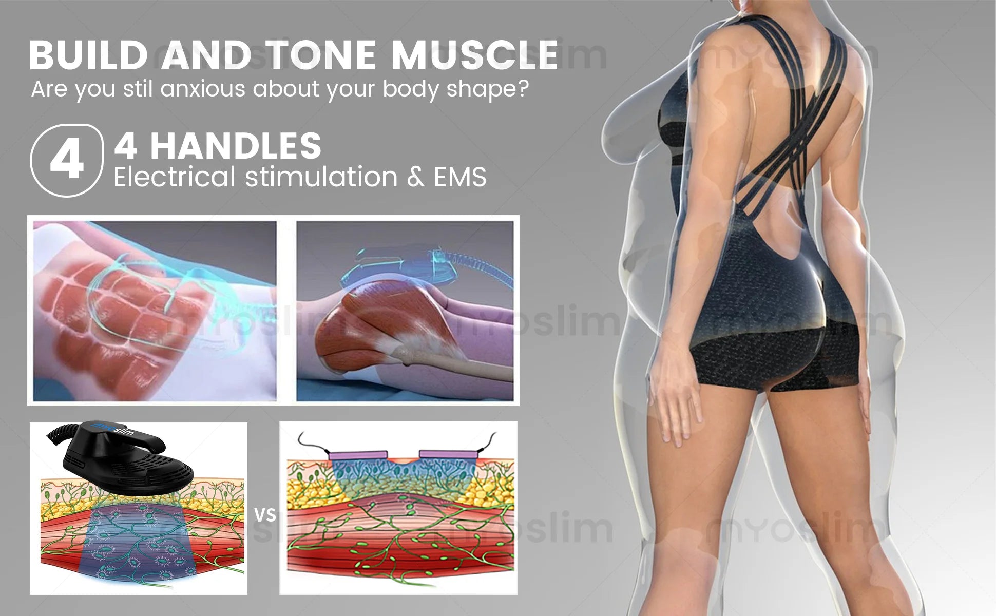 EMS RF Machine Professional Body Sculpt 6500W 200hz EMS Muscle Stimulator Slimming Machine