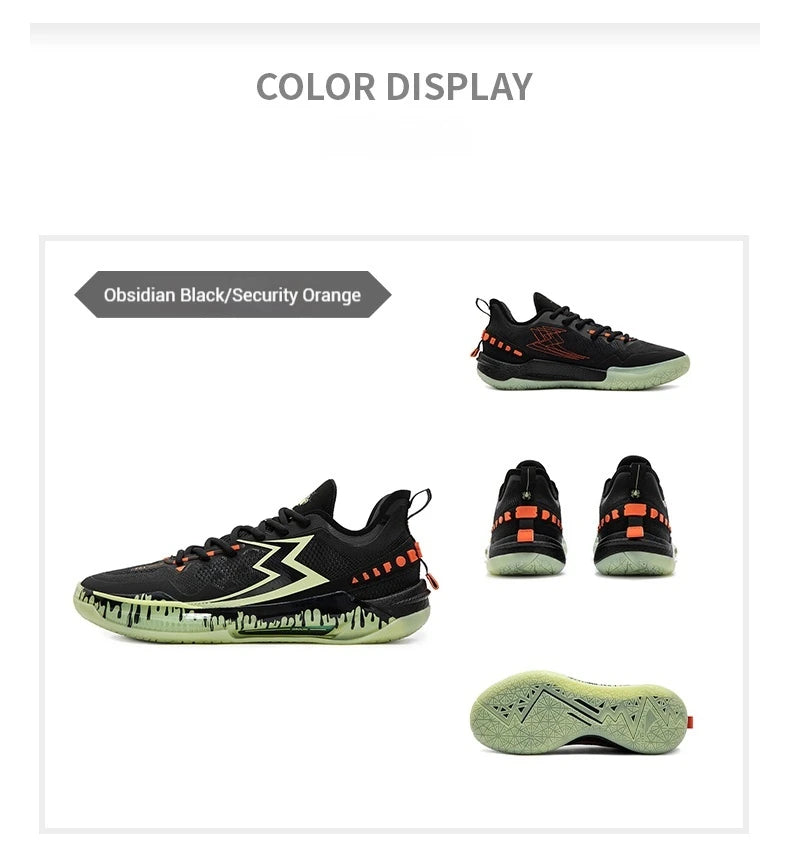 361 Degrees BIG3 5.0 Quick PRO Men's Basketball Shoes New Profssional Rebound Wear-resistant Non-Slip Male Sneakers 672441119