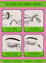 Optional 5Pairs 20Pairs Russian Strip Lashes 3D Mink Lashes Natural Dramatic Style Household Salon Eyelash Supply