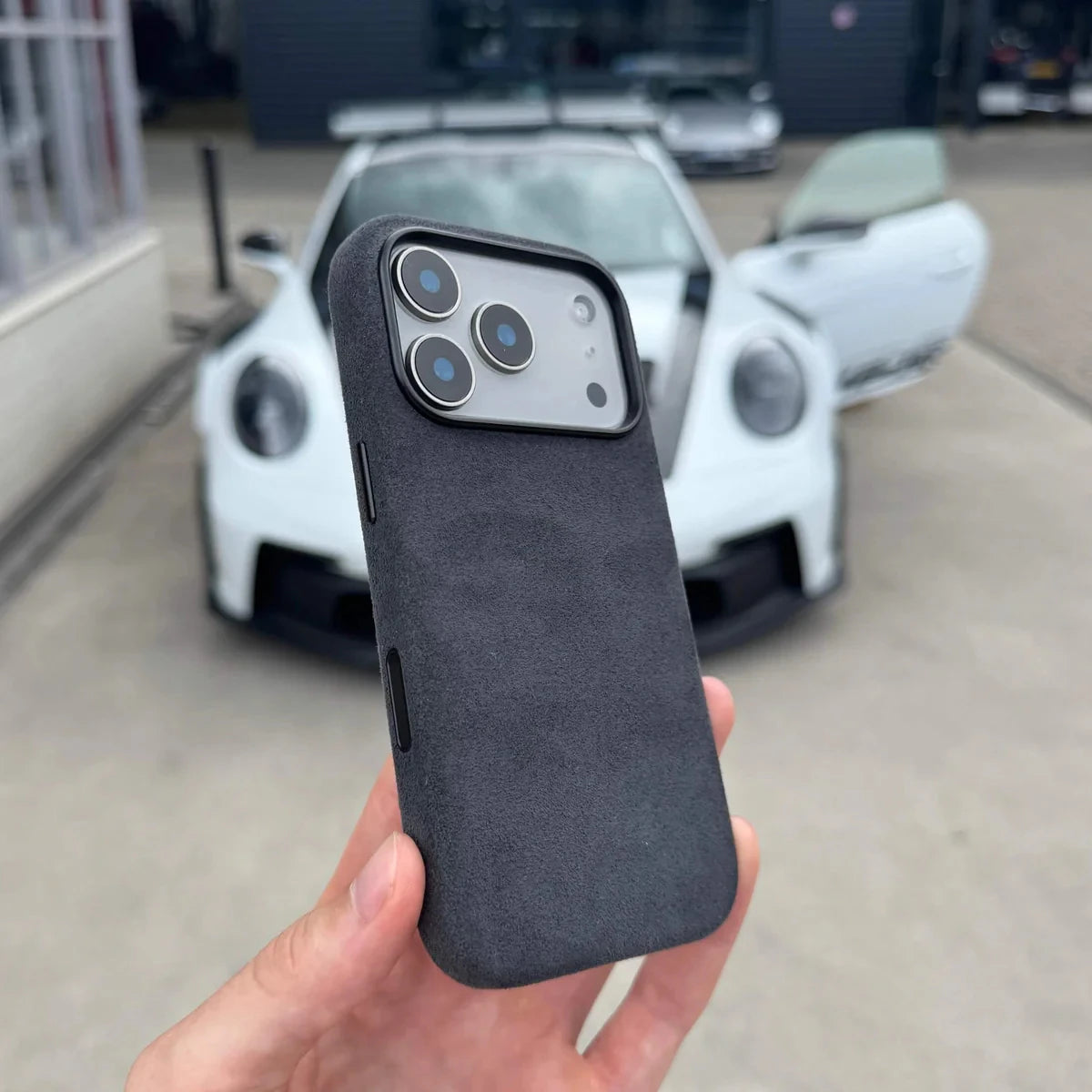 Alcantara Magnetic Case for iPhone 17 & 18 Pro