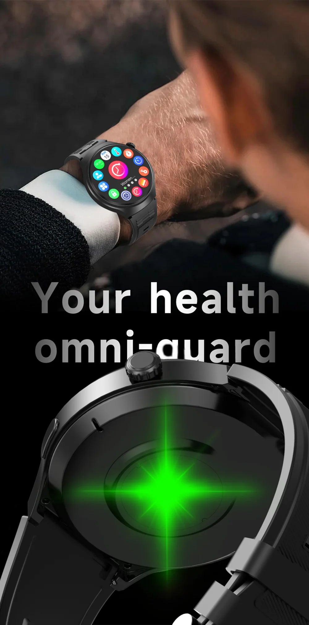 G.L Wear 2025 Men's Smartwatch | HD Health & Calling