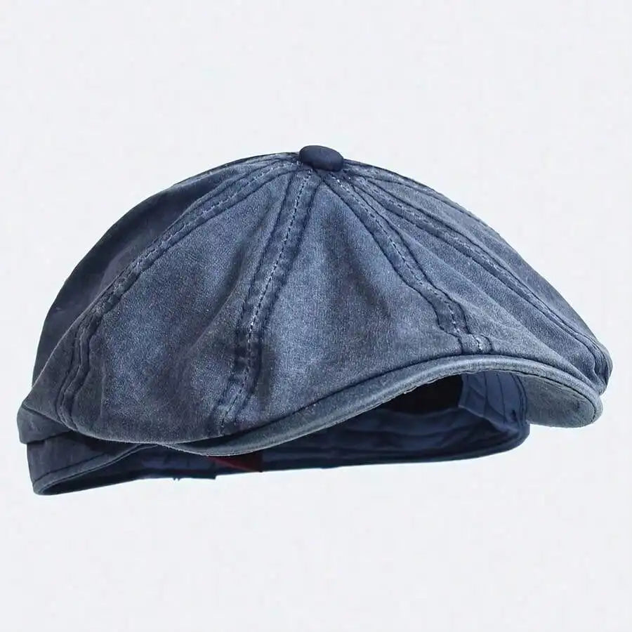 Vintage Newsboy Cap – Unisex Ivy League Cabbie Hat