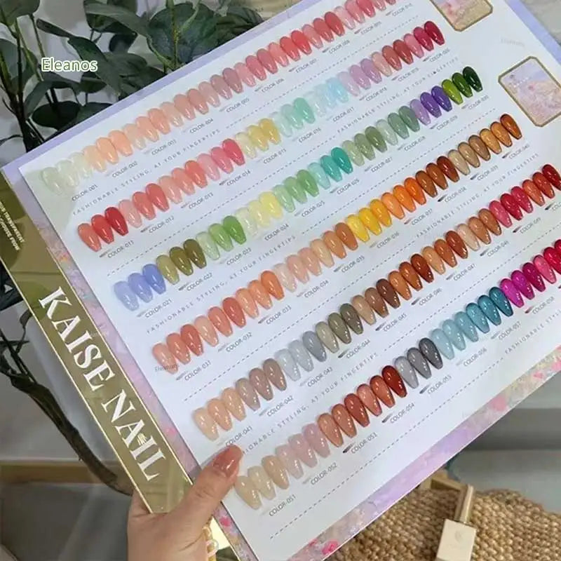Eleanos 60-Piece Jelly Opal Gel Polish Set