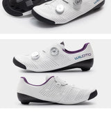 WILDTO Carbon Fiber Sole Cycling Shoes Hardness10 Wear Resistant Road Riding Sneakers Mens Thermoplastic Adjustable Bicyle Shoes