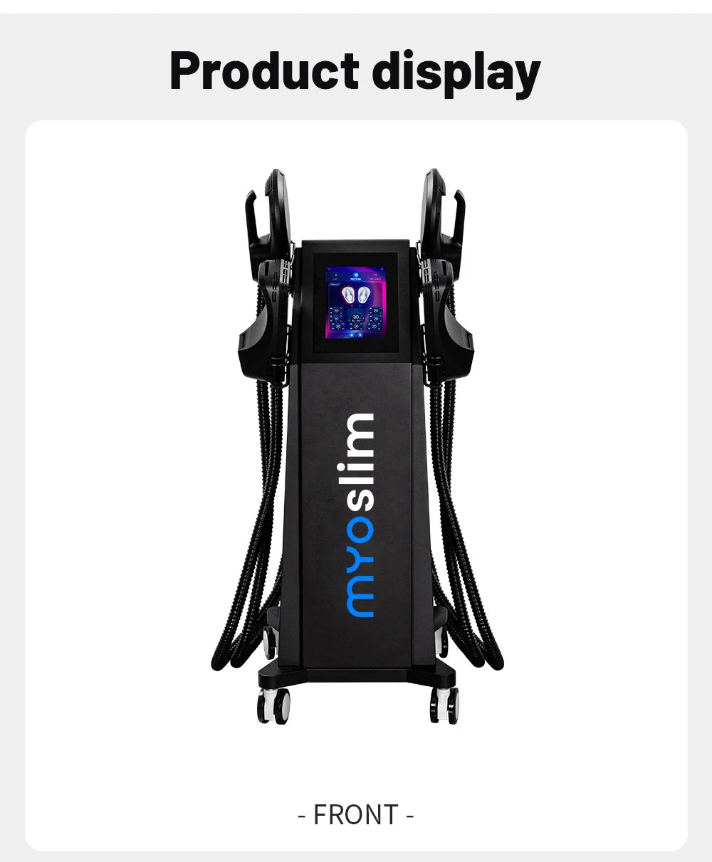 MYOslim  Electromagnetic Muscle Stimulator Professional Sculpt 6500W 5-Handle Pelvic Cushion for Fitness Equipment & Supplies