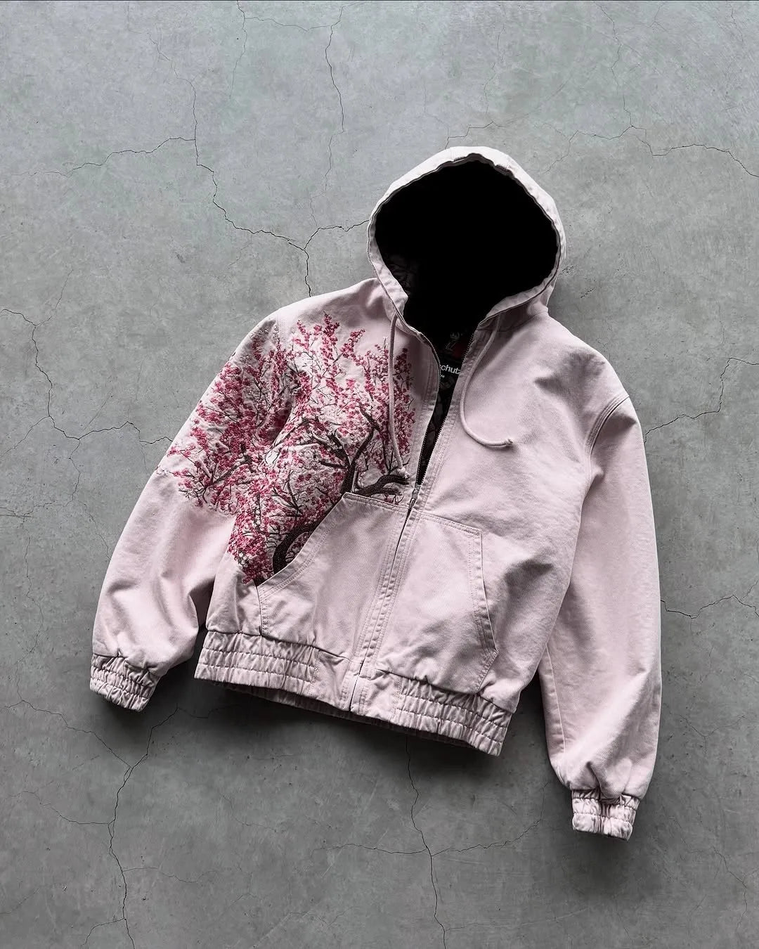 Sakura Y2K Hooded Jacket