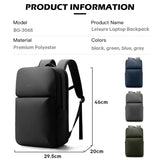 BANGE Simple Design Large Capacity Laptop Backpack Water Resistant Computer Backpack Fits 16 Inch Laptop Back Pack Bag for Male