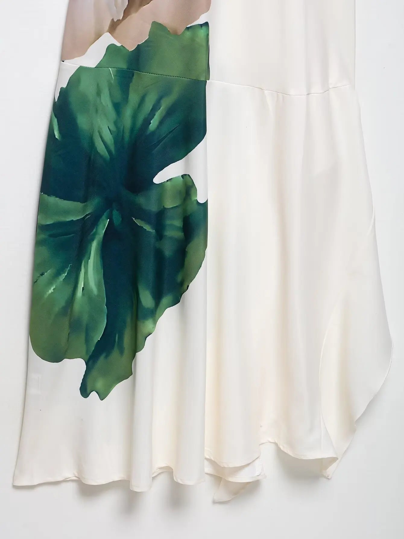 Floral One-Shoulder Slim-Fit Maxi Dress