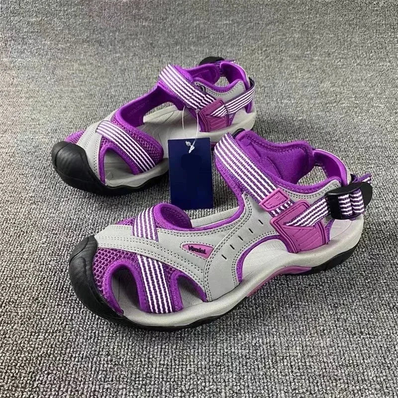 Outdoor Sports Sandals Hole Hole Beach Men and Women Non-slip Soft Bottom Speed Interference Water River Tracing Shoes