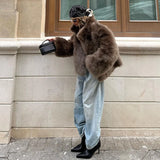 Women's Luxury Faux Fur Long Coat