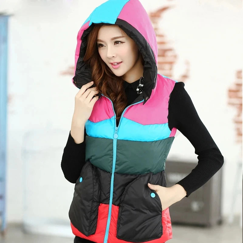 Quilted Cropped Puffer Vest