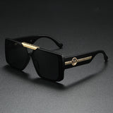 Classic Retro Square Frame Sunglasses for Men