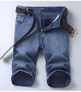Men's Slim Stretch Denim Shorts | Summer Style