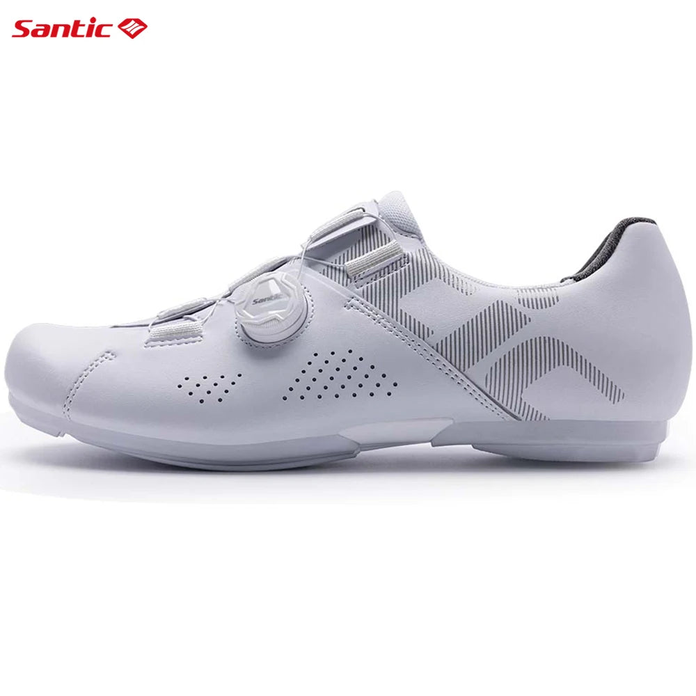 Santic Cycling Non-lock Flat Shoes Men Outdoor Sports MTB Bike Shoes Women Adjustable Casual Road Sneakers Comfortable Asia Size