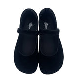 Tipsietoes 2026 Sprinng Autumn Barefoot Cow Suede Genuine Leather Women Ballerina With Zero Drop Flat Soft Sole Wider Toe Box