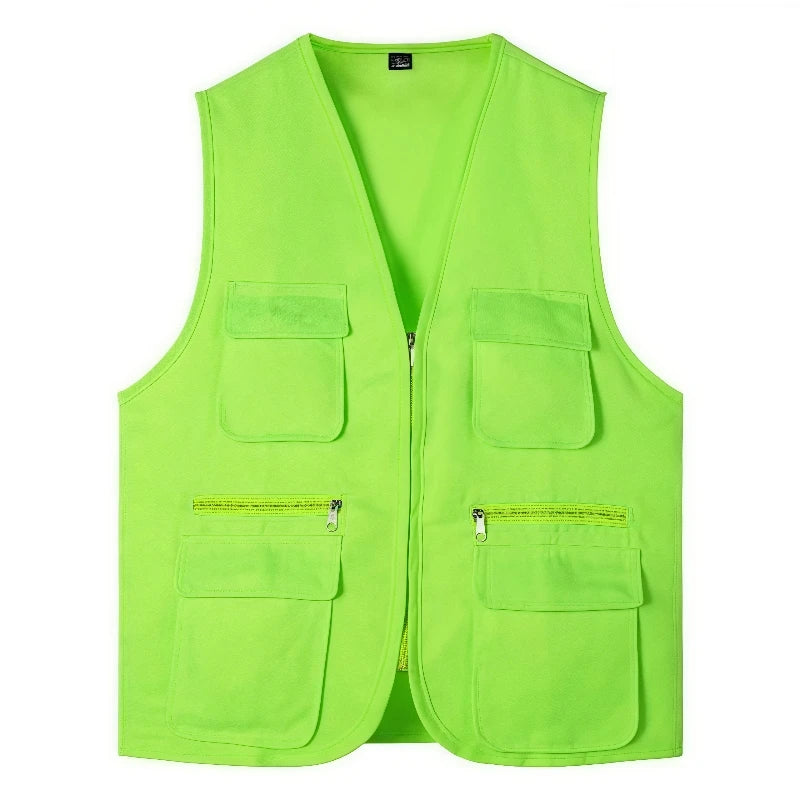 Men's Multi-Pocket Safari Vest – Lightweight All-Season Outerwear