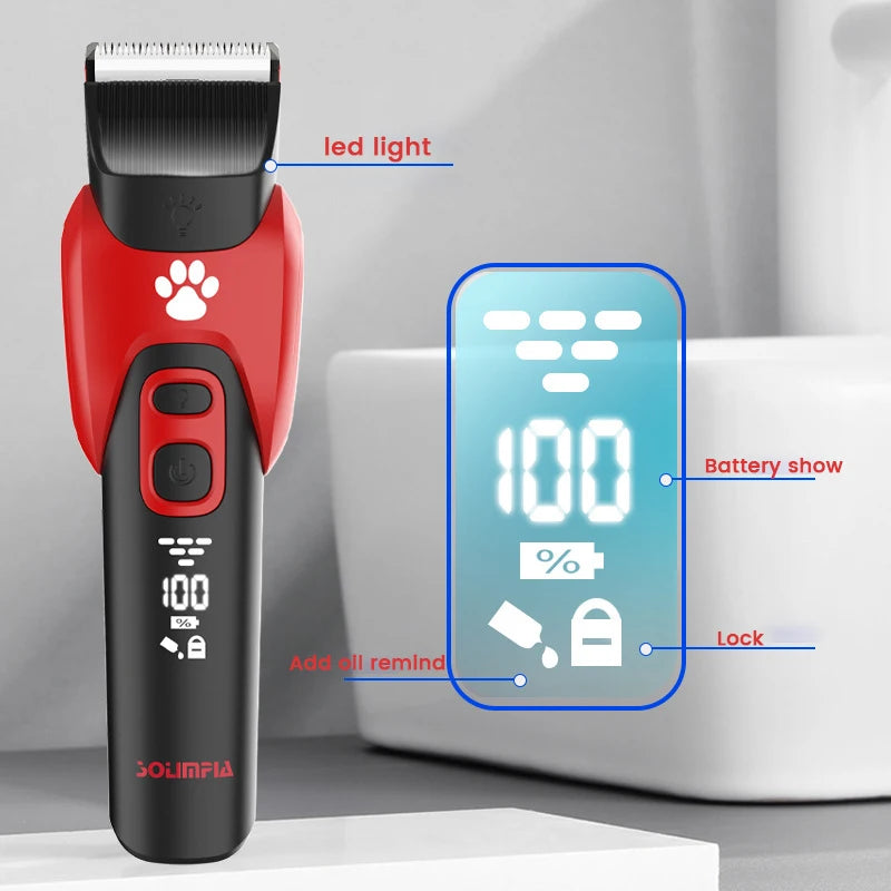 Professional Pet Hair Clipper & Grooming Trimmer