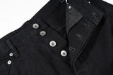 2023 Brand New Classic Rick Denim Folding Zipper Slim Fit Straight PANT Jeans Cotton Denim Pants Comfort Casual Jeans M-XXL #717