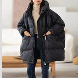 Women’s Oversized White Duck Down Puffer