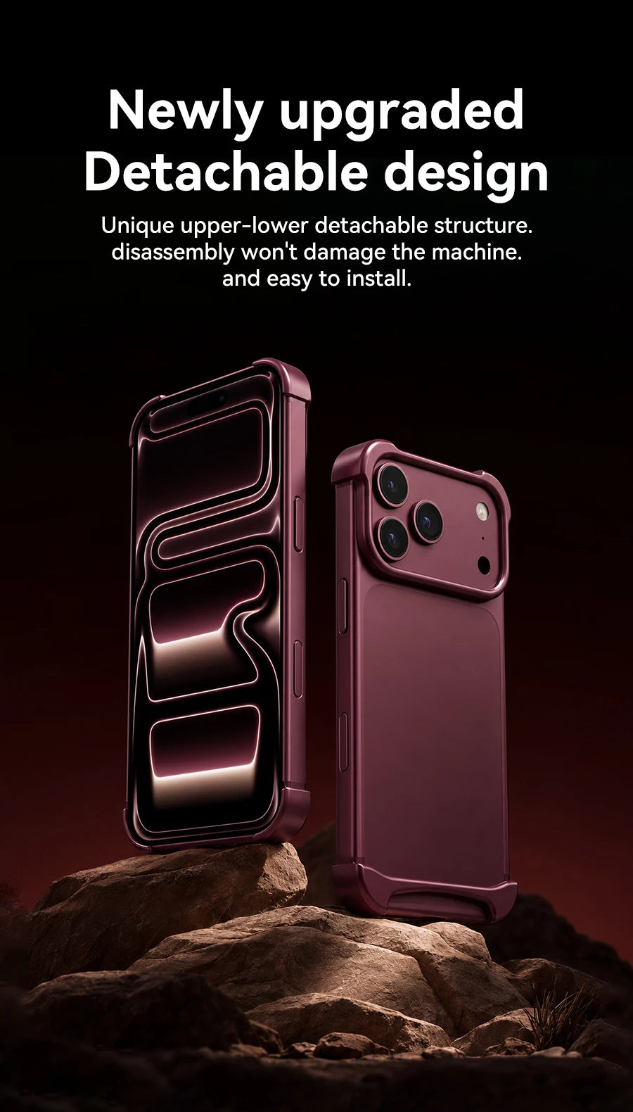 Aluminum Bumper Case for iPhone 17 & 18