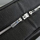 Genuine Leather Bowling Bag for Women, Top Layer Cowhide Handbag, Large Capacity Top Handle Bag, Small & Large Size