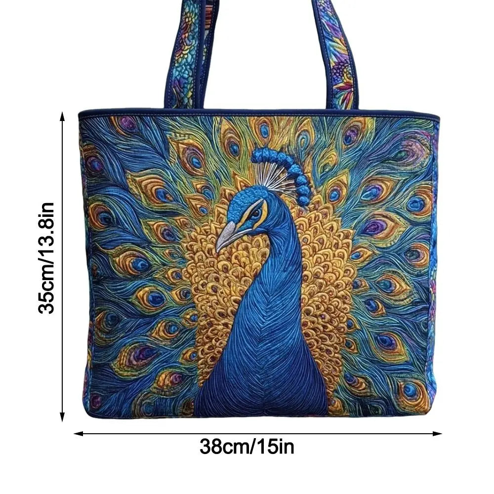 Creative Large Capacity Quilted Tote Bag 3D Printed Pattern Soft Travel Handbag Lightweight Shopping Bag for Women Girls
