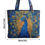 Creative Large Capacity Quilted Tote Bag 3D Printed Pattern Soft Travel Handbag Lightweight Shopping Bag for Women Girls