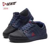 LEHTF Men's Breathable Lace-Up MTB Cycling Shoes