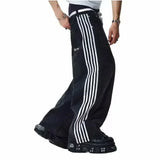 Alien Pattern Wide-Leg Hip-Hop Jeans