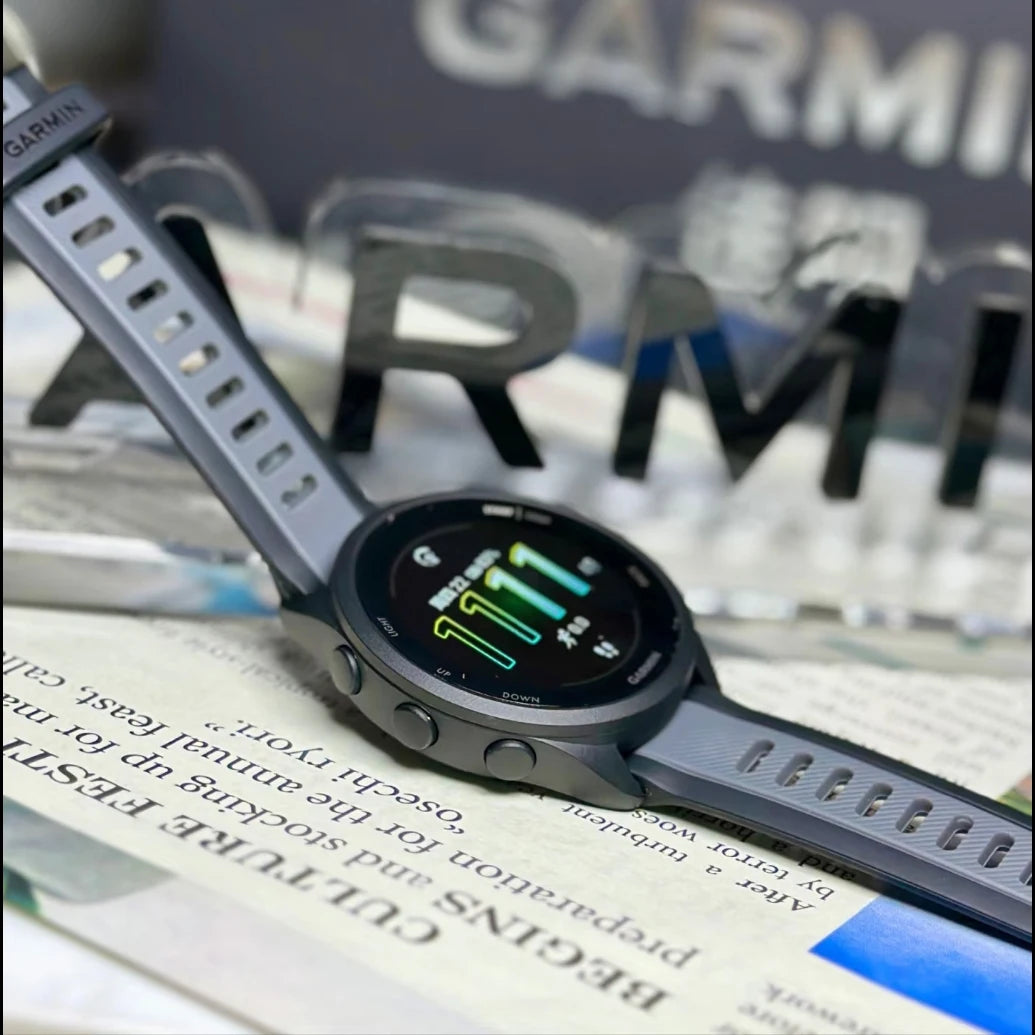 Garmin Forerunner 165 Smartwatch Built-in GPS 43mm 1.2" AMOLED Display 11 days Battery Life Heart Rate Monitor Fitness Tracker