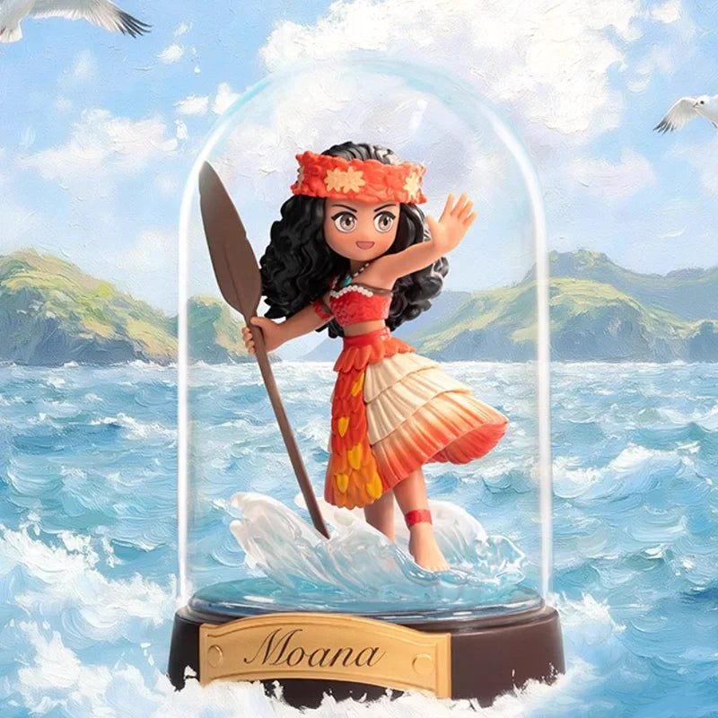 POP MART Disney PRINCESS Create Your World Series Blind Box Surprise Mystery Box Anime Action Figurines Home Decor Desktop Model