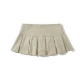 Women's Retro Pleated Mini Skirt
