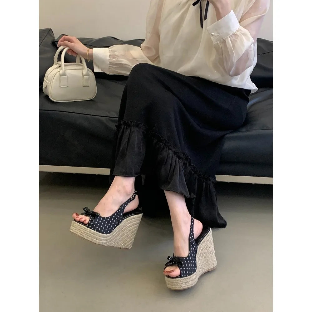 Aneikeh Women's Wedge Platform Sandals
