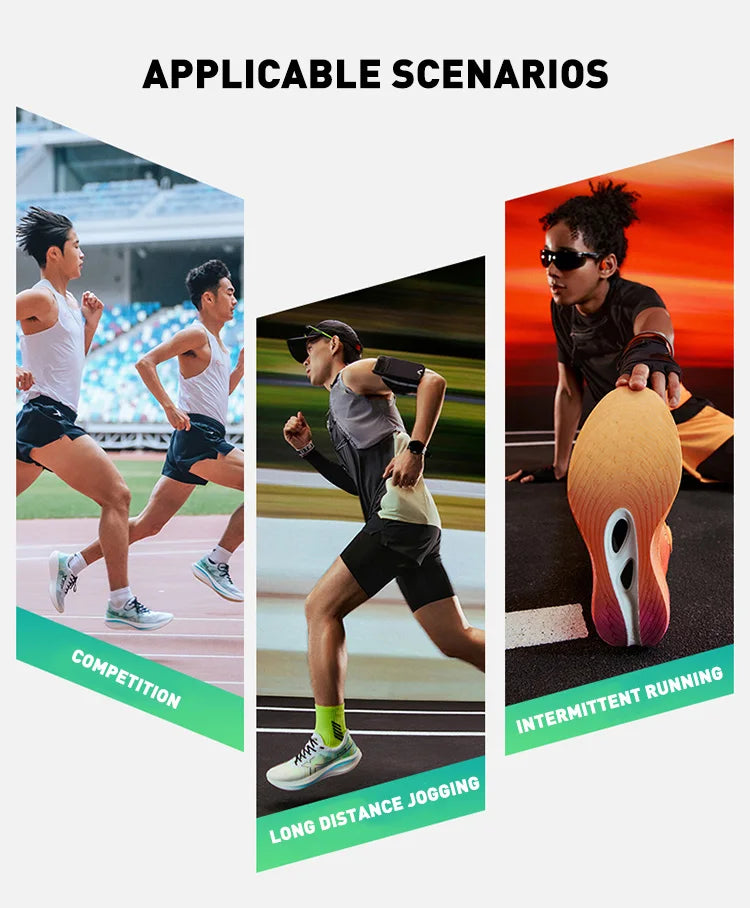 Xtep 260X Running Shoes For Men  Spring Lightweight Men's Sports Shoes Sweat-Absorbing Outdoor Cushion Sneakers 976119110053