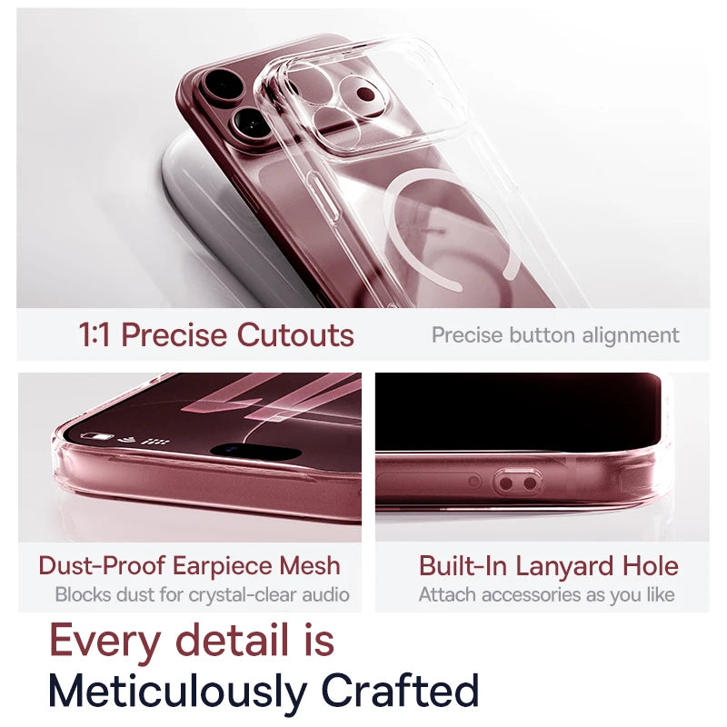 Baseus Clear Magnetic Case for iPhone 17 & 18 Pro Max