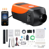SucceBuy Bluetooth App Control Diesel Air Heater Diesel Heater LCD Diesel Parking Heater for RV Trailer Camper Boat And Indoors