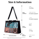 CHCH Women's Tote Bag New Letter Eco friendly Large Capacity Handbag Mommy Shopping Bag 42 * 12 * 31cm